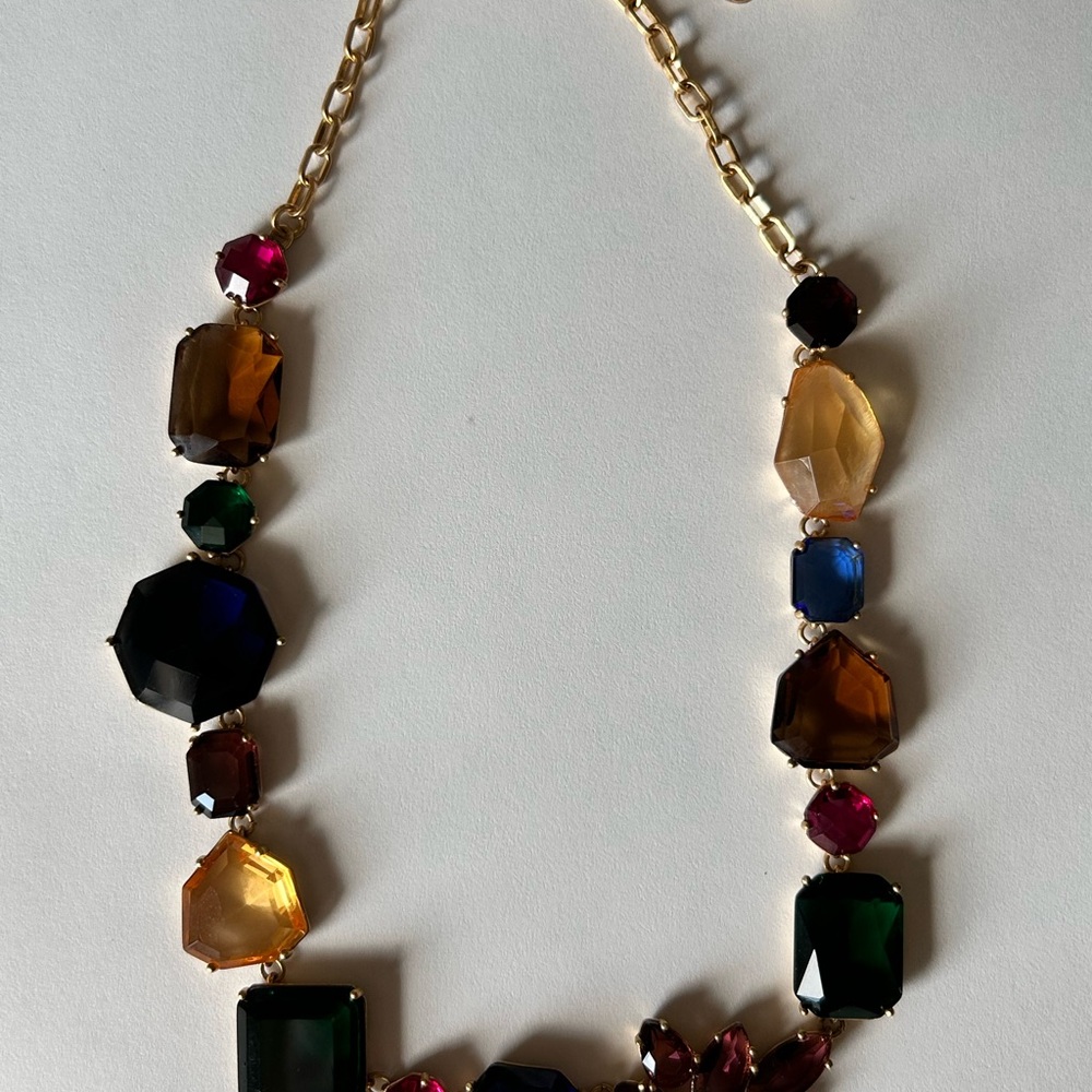 Kate Spade Perfectly Imperfect Stone Mixed Stone Crystal Necklace [RareVintage.] - Picture 4 of 15